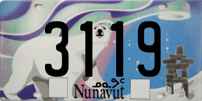 NU license plate 3119