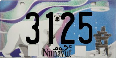 NU license plate 3125