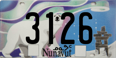 NU license plate 3126