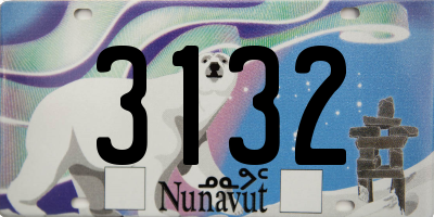 NU license plate 3132