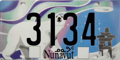 NU license plate 3134