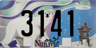 NU license plate 3141