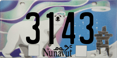 NU license plate 3143