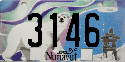 NU license plate 3146