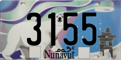 NU license plate 3155