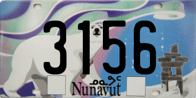 NU license plate 3156