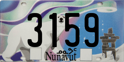 NU license plate 3159