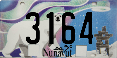 NU license plate 3164