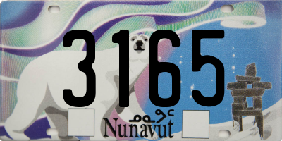 NU license plate 3165