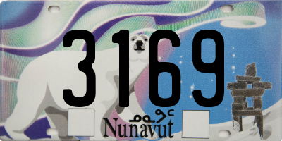 NU license plate 3169