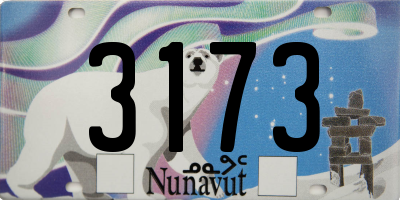 NU license plate 3173