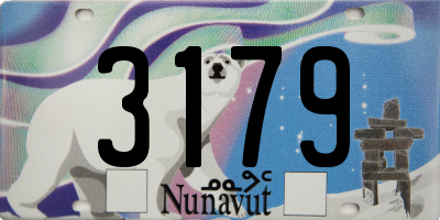 NU license plate 3179