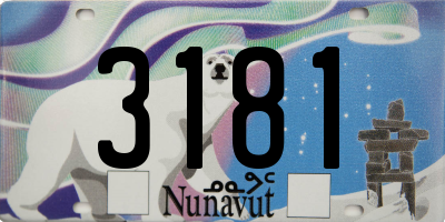 NU license plate 3181