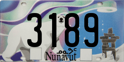 NU license plate 3189