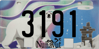 NU license plate 3191