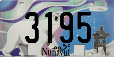 NU license plate 3195