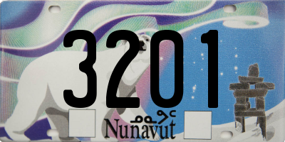 NU license plate 3201