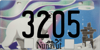 NU license plate 3205