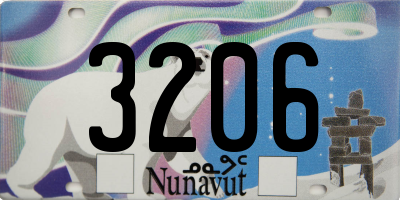 NU license plate 3206