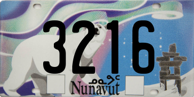 NU license plate 3216