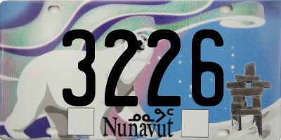 NU license plate 3226