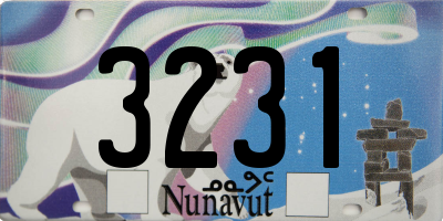 NU license plate 3231