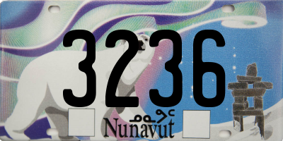 NU license plate 3236