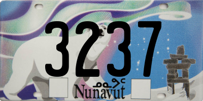 NU license plate 3237