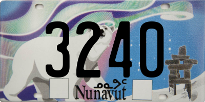 NU license plate 3240