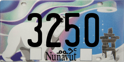 NU license plate 3250