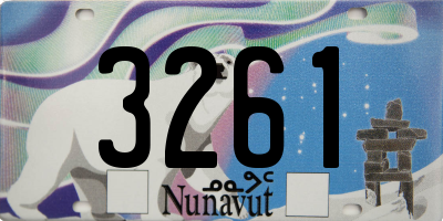 NU license plate 3261