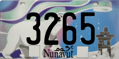 NU license plate 3265