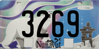 NU license plate 3269