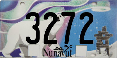 NU license plate 3272