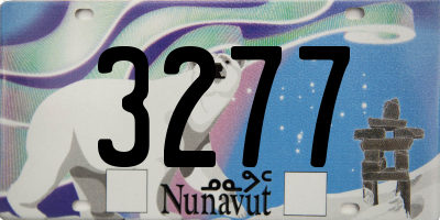 NU license plate 3277