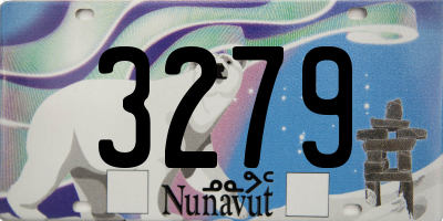 NU license plate 3279