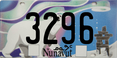 NU license plate 3296