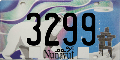 NU license plate 3299