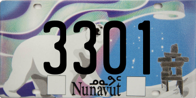 NU license plate 3301