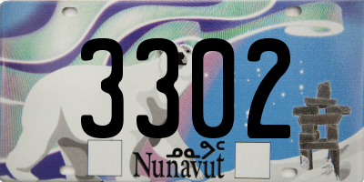 NU license plate 3302