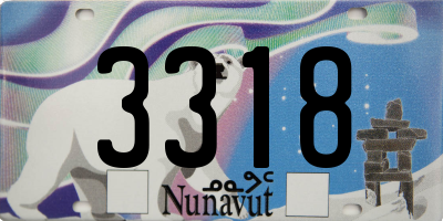 NU license plate 3318