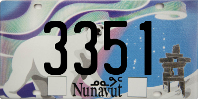 NU license plate 3351