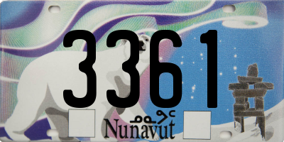 NU license plate 3361