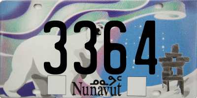 NU license plate 3364