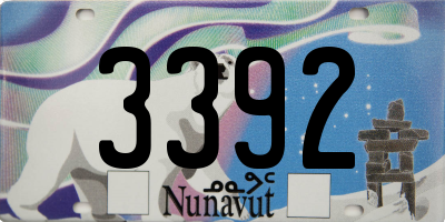 NU license plate 3392