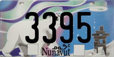 NU license plate 3395