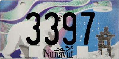 NU license plate 3397