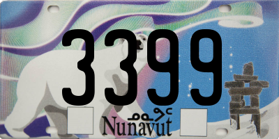 NU license plate 3399