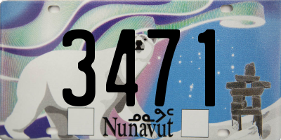 NU license plate 3471