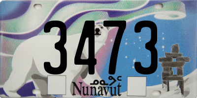 NU license plate 3473